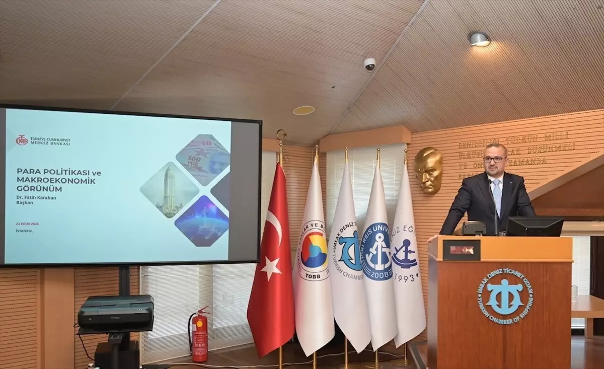 TCMB Başkanı Fatih Karahan, Deniz Ticaret Odası Toplantısında Ekonomi Değerlendirmesi Yaptı