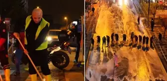 Görüntüye tepki yağıyor: Barajlar alarm verirken Ümraniye Belediyesi şov peşinde