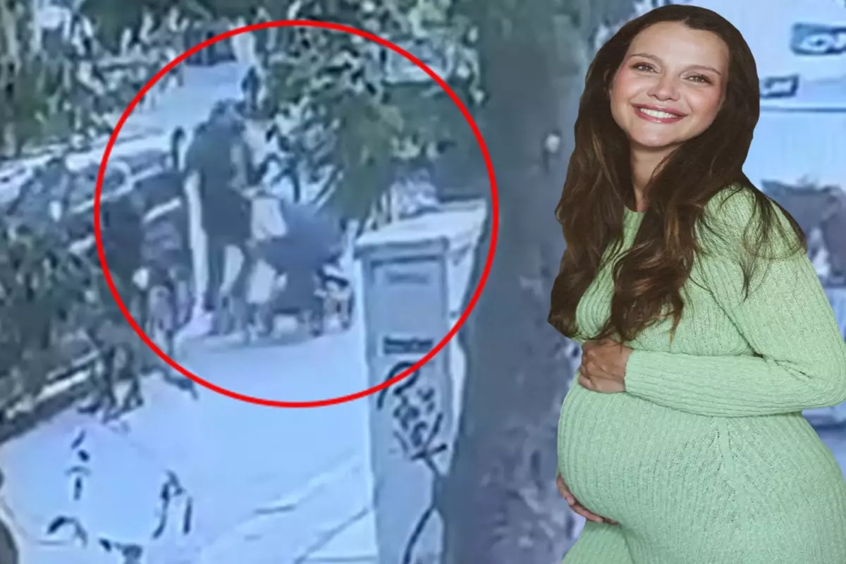 Ünlü oyuncu İrem Helvacıoğlu'nun bebeğiyle ölümden döndüğü an kamerada