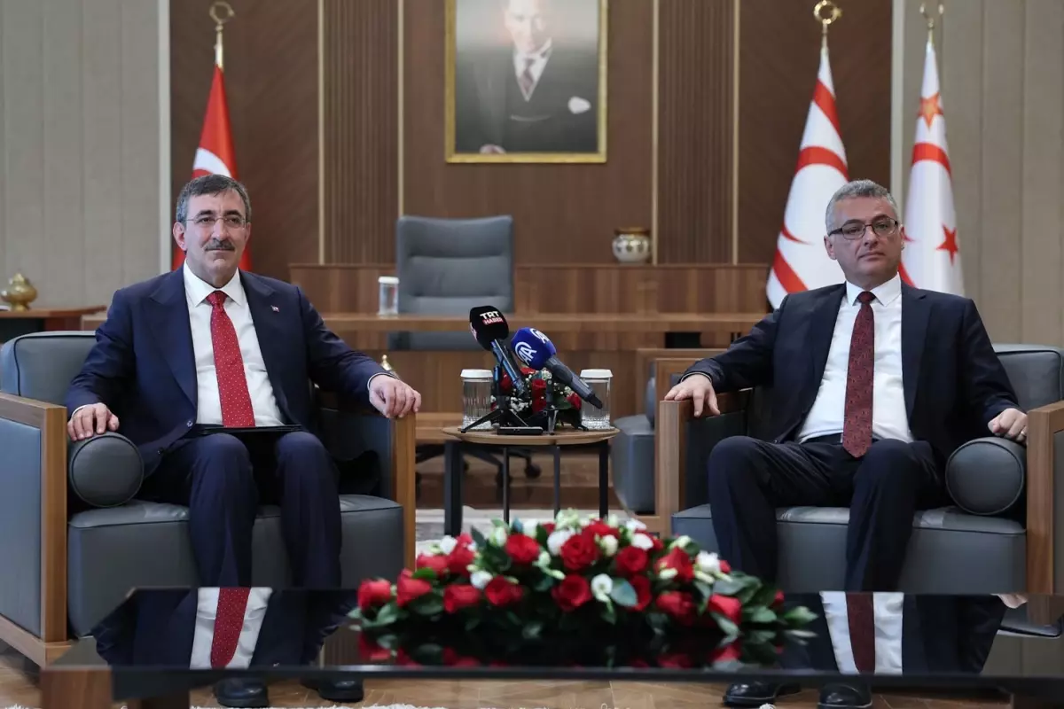 KKTC Cumhurbaşkanı Erhürman ile görüşen Cevdet Yılmaz'dan net mesaj
