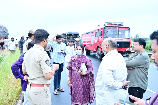 Bus fire in India: 20 people lost their lives