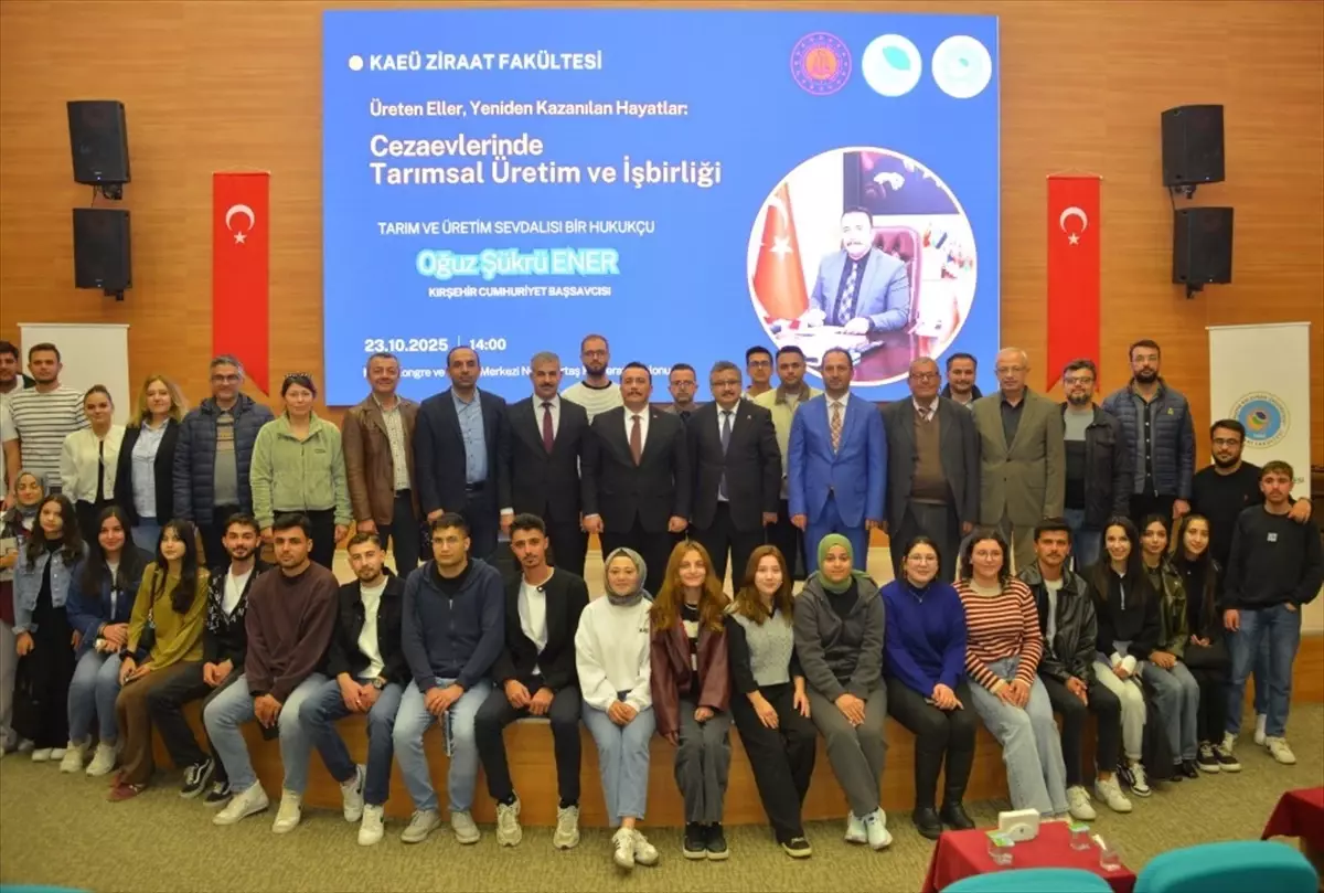 Kırşehir Başsavcısı Öğrencilerle Tarım Üzerine Söyleşi Gerçekleştirdi