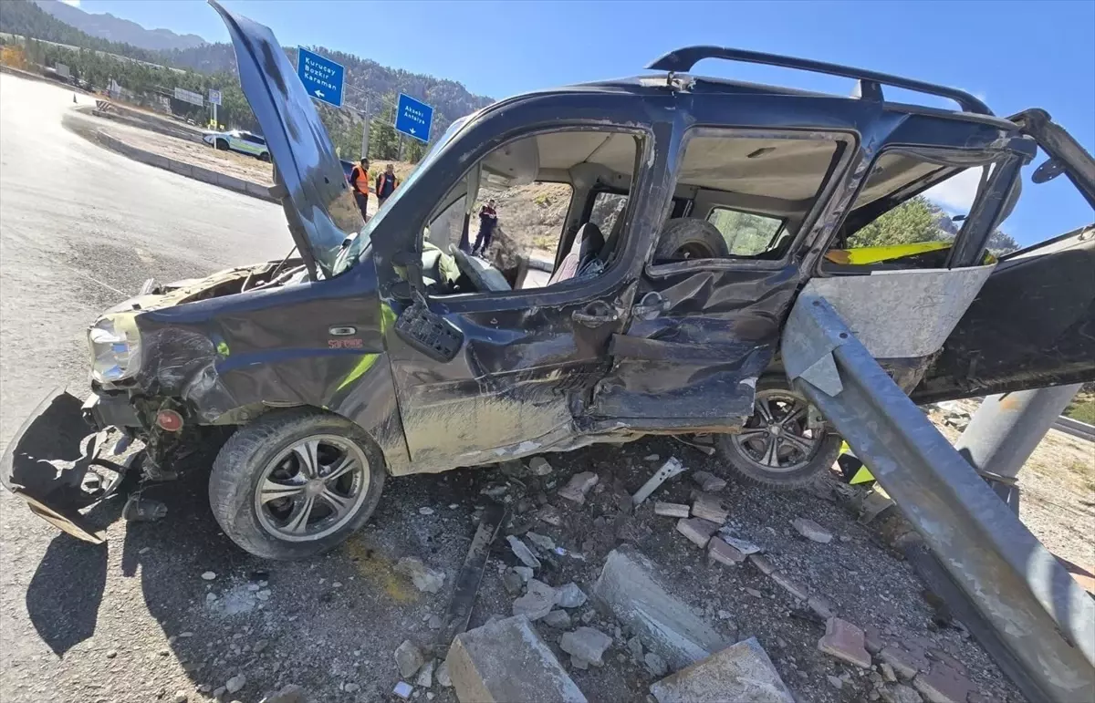 Konya'da Trafik Kazası: 2 Yaralı