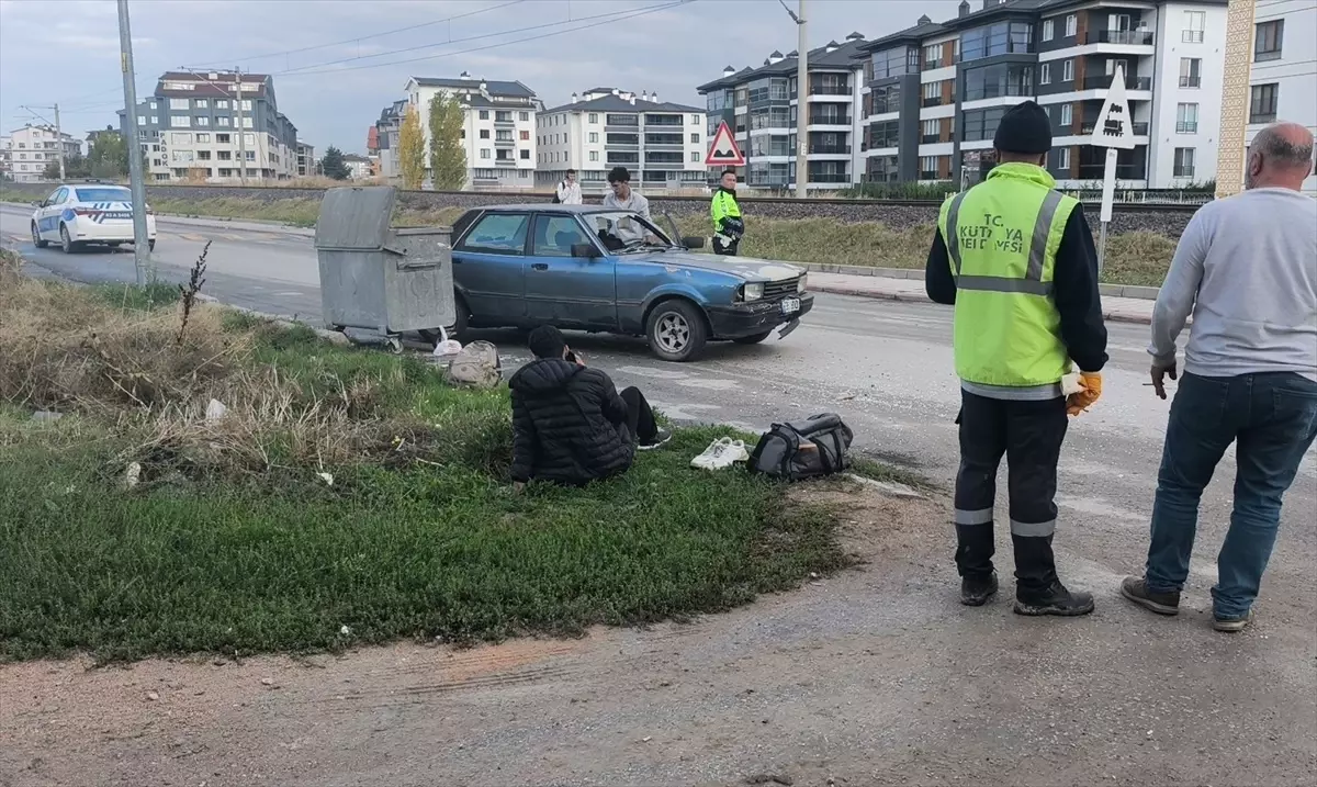 Kütahya'da Ehliyetsiz Sürücü Kazaya Sebep Oldu