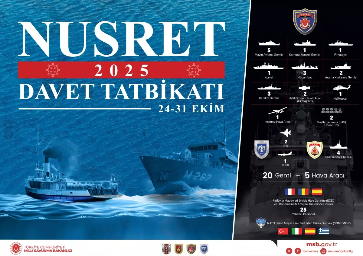 Nusret-2025 Davet Tatbikatı Başladı
