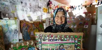 73 Yaşındaki Kadın, Çocukluk Hikayelerini Resimlerle Yaşatıyor