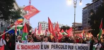 Roma'da Filistin'e Destek Gösterisine Polis Müdahalesi