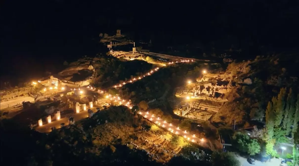 Sagalassos Antik Kenti Gece Müze Deneyimiyle Ziyaretçilerini Bekliyor