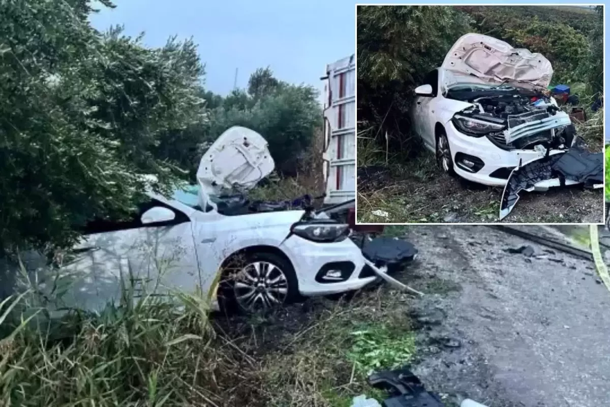 Yağışlı hava kazaya neden oldu! Bilanço ağır