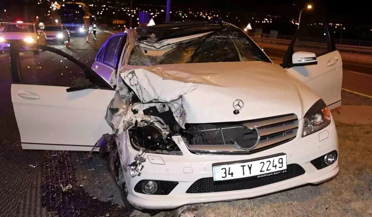 Aksaray'da Alkollü Aday Sürücünün Kaza Yapması Sonucu Ehliyeti İptal Edildi