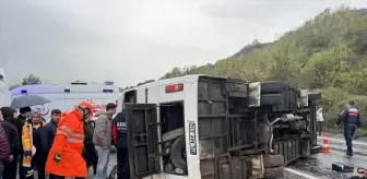 Bartın'da İşçi Servisi Devrildi: 1 Ölü, 19 Yaralı