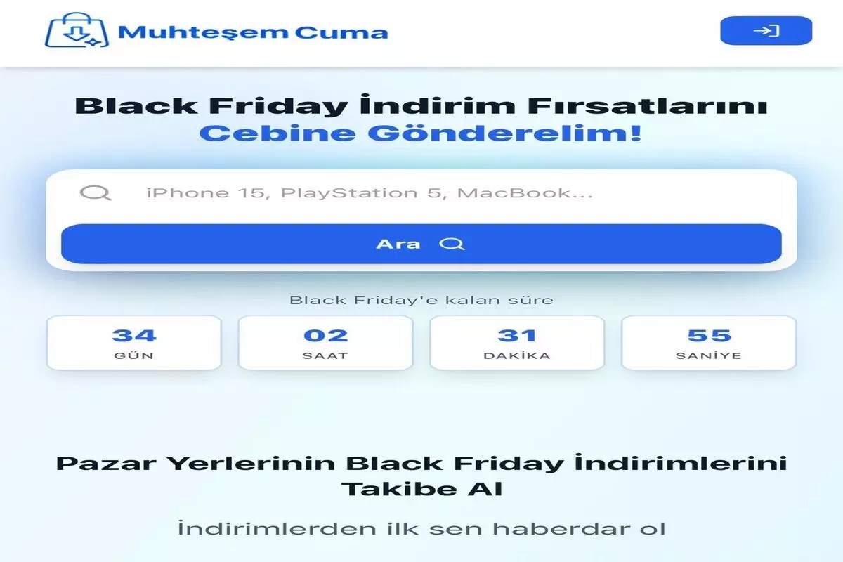 Black Friday ve Kasım İndirimleri Artık Tek Yerde Takip Edilebiliyor
