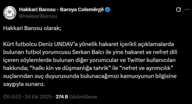 Deniz Undav'a ağzına geleni sayan Serkan Balcı: Çocuklarımın annesi Kürt, Kürtleri çok seviyorum 3 deniz undav a agzina geleni sayan serkan balci 19185095 3736 m