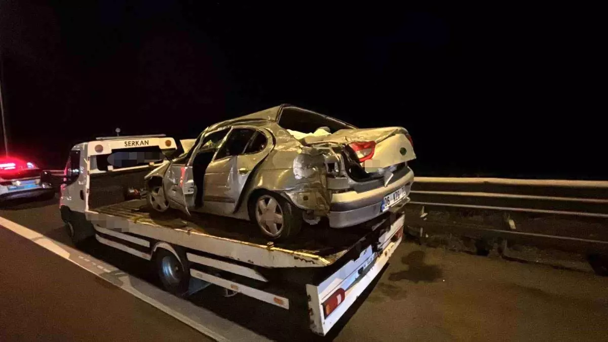 Bolu Dağı Tüneli'nde Kaza: 1 Ölü, 3 Yaralı