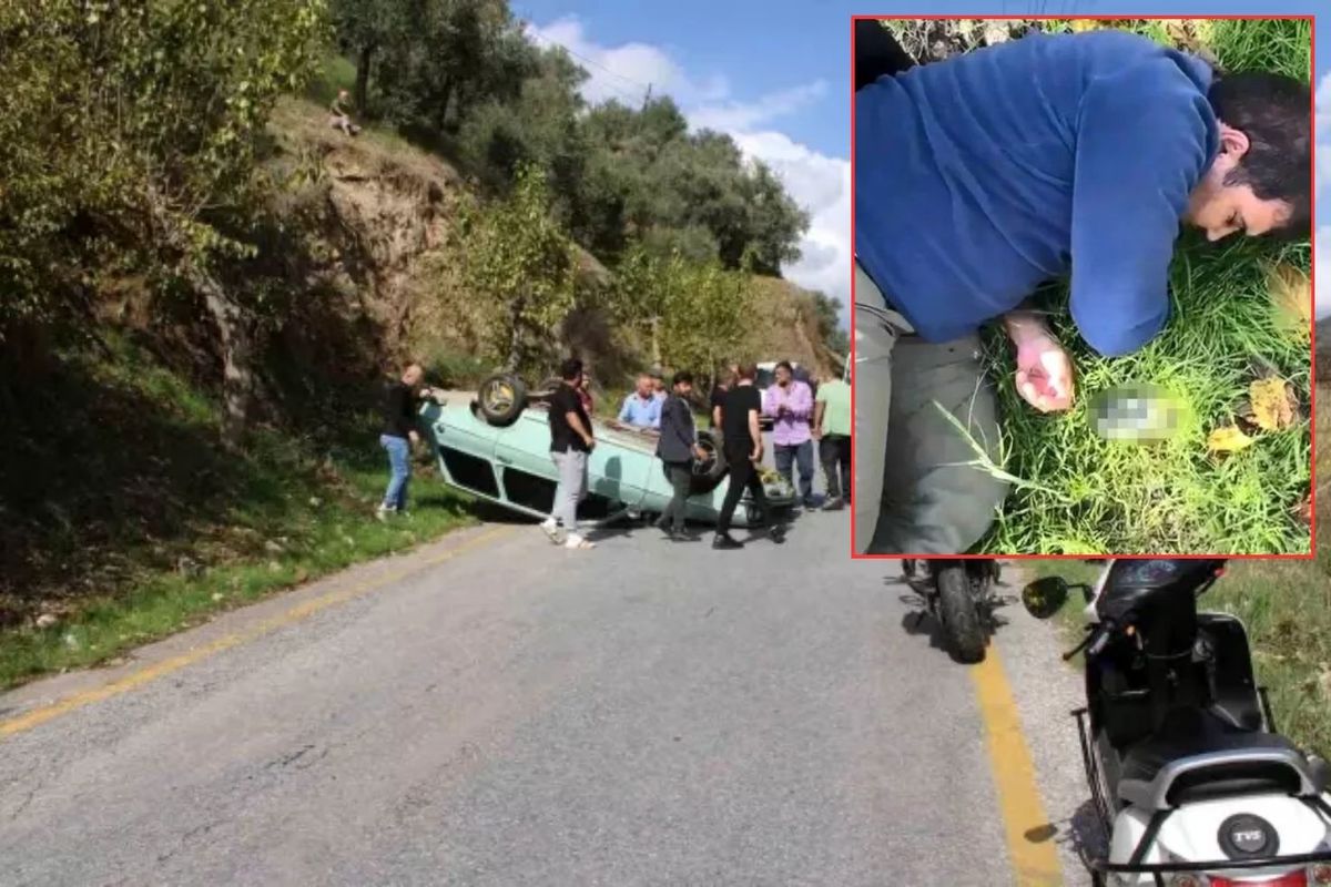 Kazayı görüntülemek isteyen gazetecilere saldırdılar