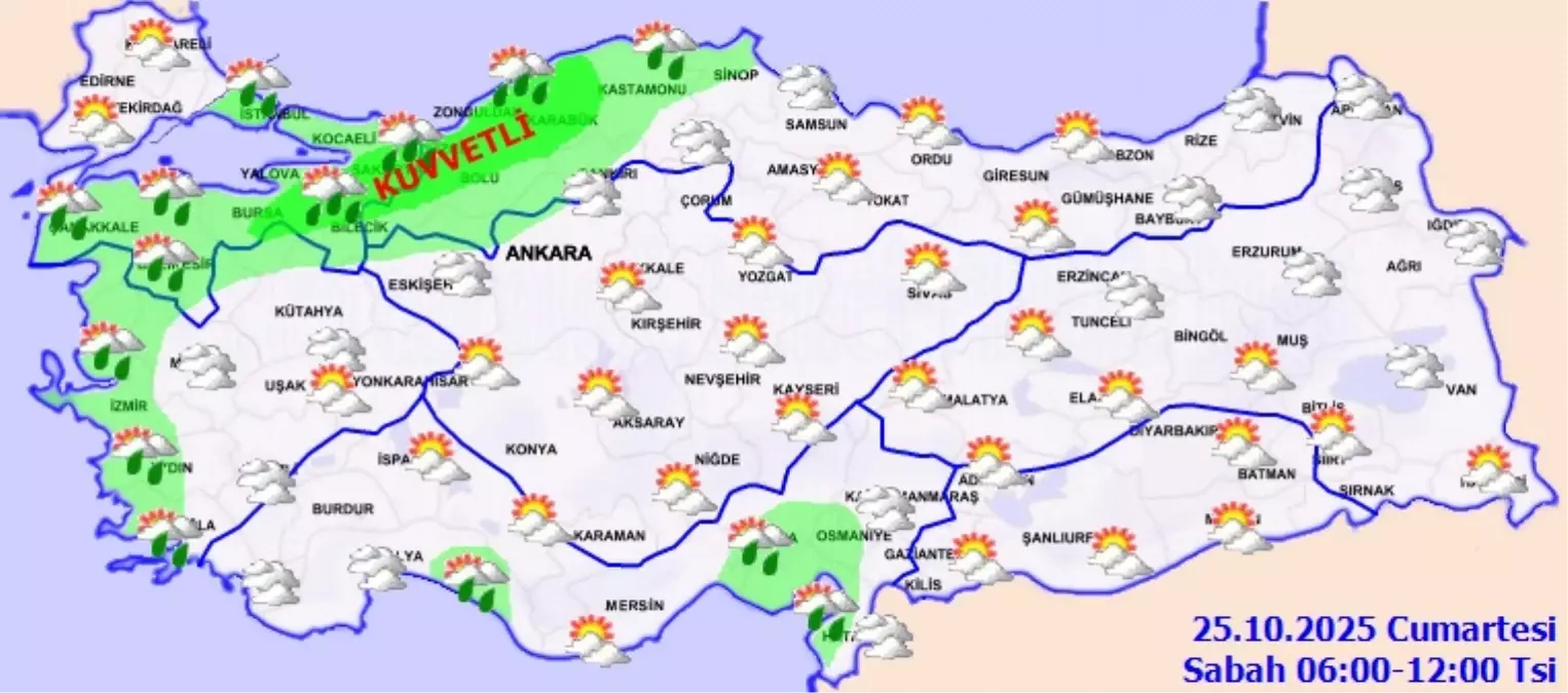 Meteoroloji'den Uyarı: Yerel Kuvvetli Yağış Bekleniyor