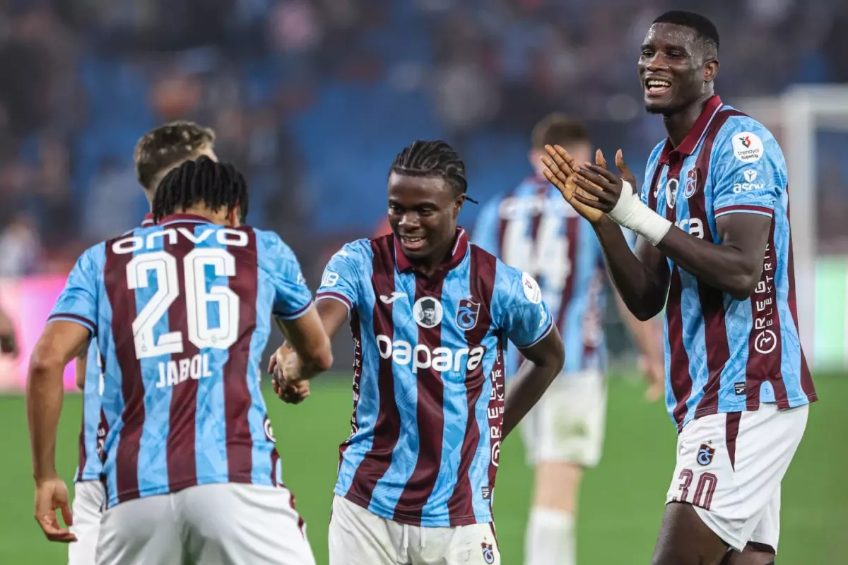 Trabzonspor fırtına gibi! Üst üste dördüncü galibiyet