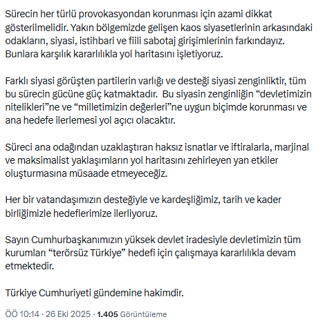 AK Parti'den PKK'nın Türkiye'den çekilmesine ilk yorum 5 ak parti den pkk nin turkiye den cekilmesine ilk 19186650 3562 m