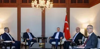 Bakan Fidan, Haşdi Şabi Komisyonu Başkanı Feyyad ile bir araya geldi