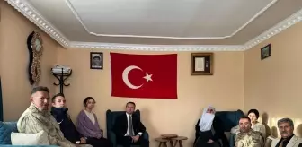 Kaymakam Süleyman Bakan, Şehit Ailelerini Ziyaret Etti