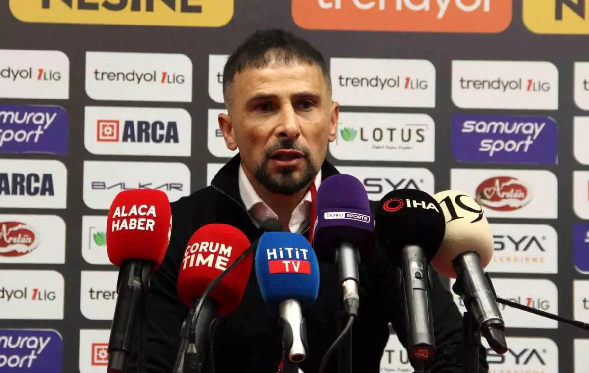 Boluspor Teknik Direktörü Ertuğrul Arslan, Çorum FK Maçını Değerlendirdi