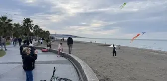 Samsun'da Uçurtma Festivali Renkli Görüntülere Sahipti