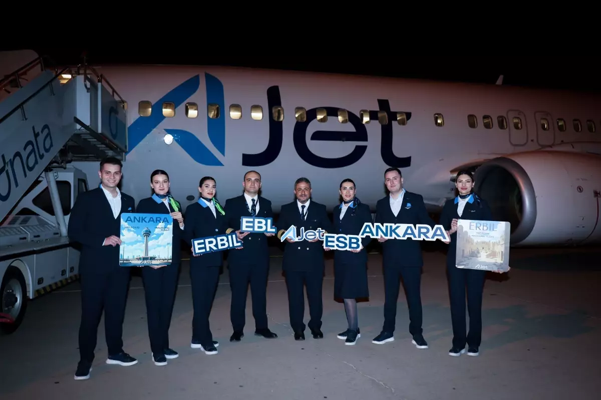 AJet Irak'a Yeni Uçuş Seferleri Başlatıyor