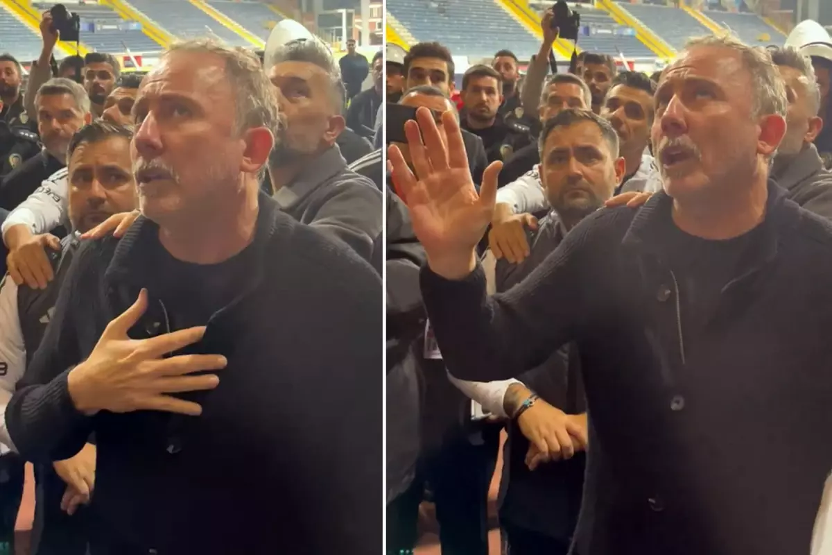 Aralarındaki diyalog olay! Sergen Yalçın taraftarın karşısına çıktı