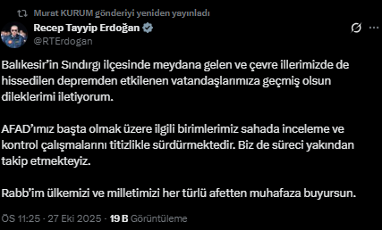 Balıkesir'deki 6.1'lik depremin ardından peş peşe açıklamalar 4 balikesir deki 6 1 lik depremin ardindan pes pese 19192379 1125 m