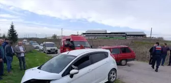 Manyas'ta Trafik Kazası: Bir Kişi Ağır Yaralı