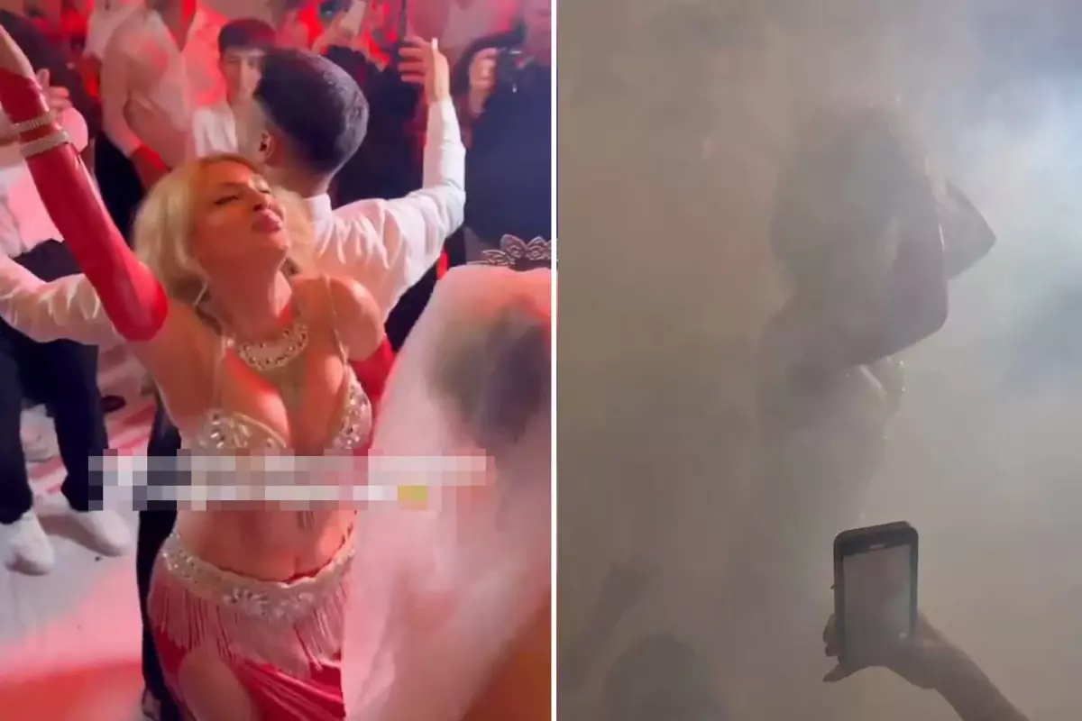 Düğündeki görüntü olay oldu! "Bu evlilikten hayır gelmez" yorumları yapılıyor