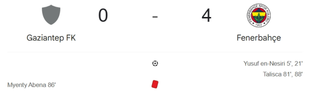 Gaziantep FK Fenerbahçe maç özeti ve golleri! (VİDEO) Gaziantep FK Fenerbahçe geniş özeti! Golleri kim attı, maç kaç kaç bitti?