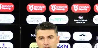 Gaziantep FK Teknik Direktörü Burak Yılmaz, Fenerbahçe maçını değerlendirdi