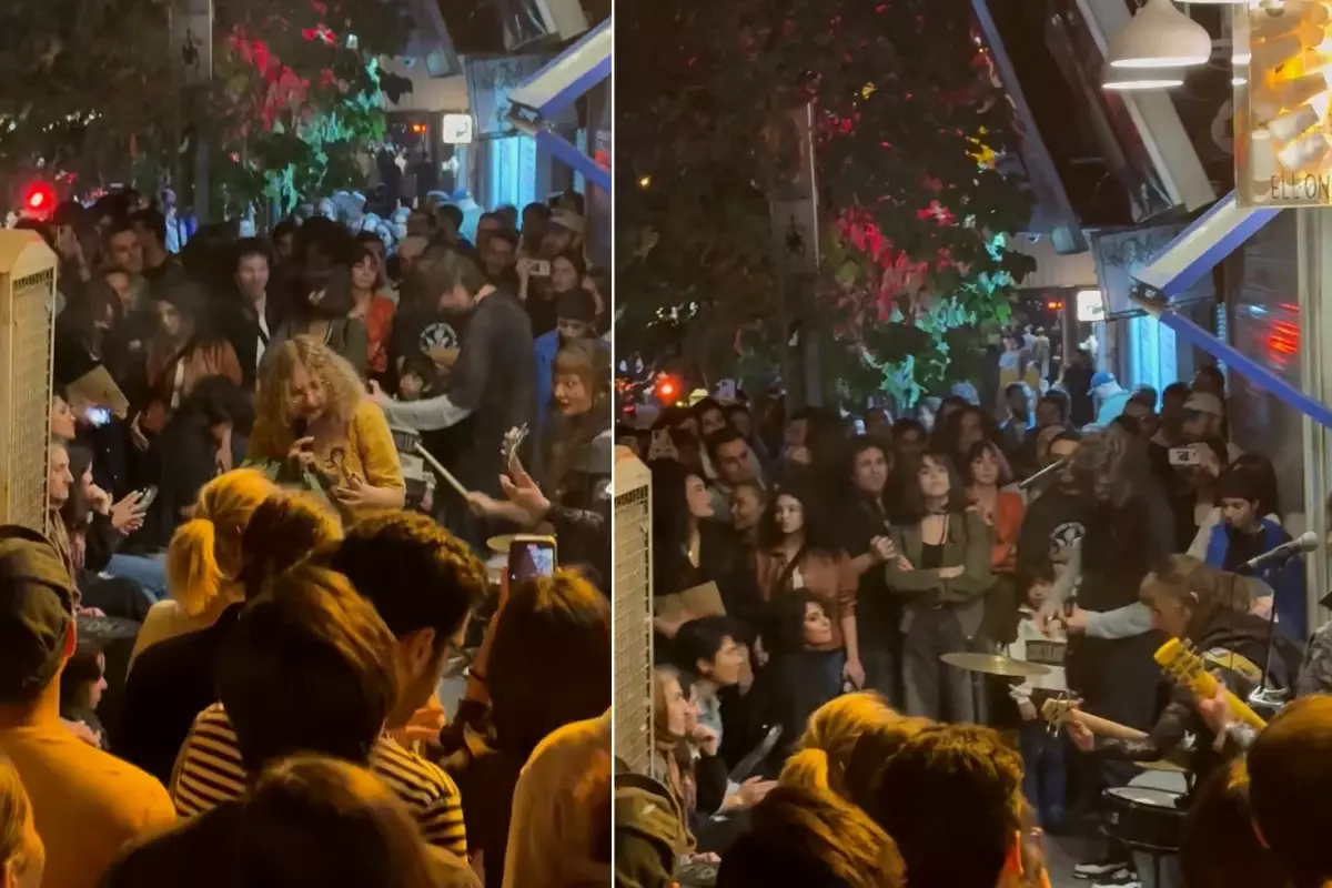 Görüntü İran'dan! Ahlak polisi çekildi, kadın erkek birlikte eğlendi