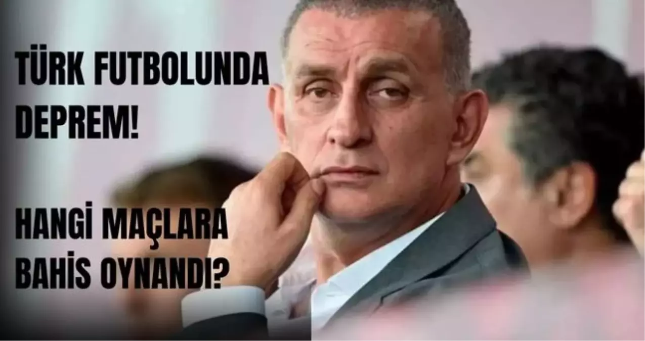 Hangi maçlara bahis oynandı? Bahis oynayan hakemler kimler? SON DAKİKA: TFF Başkanı açıkladı!