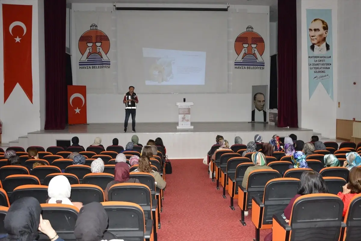 Havza'da 'En iyi Narkotik Polisi Anne Projesi' Eğitimi Düzenlendi