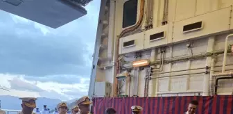 İtalya Deniz Kuvvetleri Fırkateyni Aksaz Deniz Üssü'nde