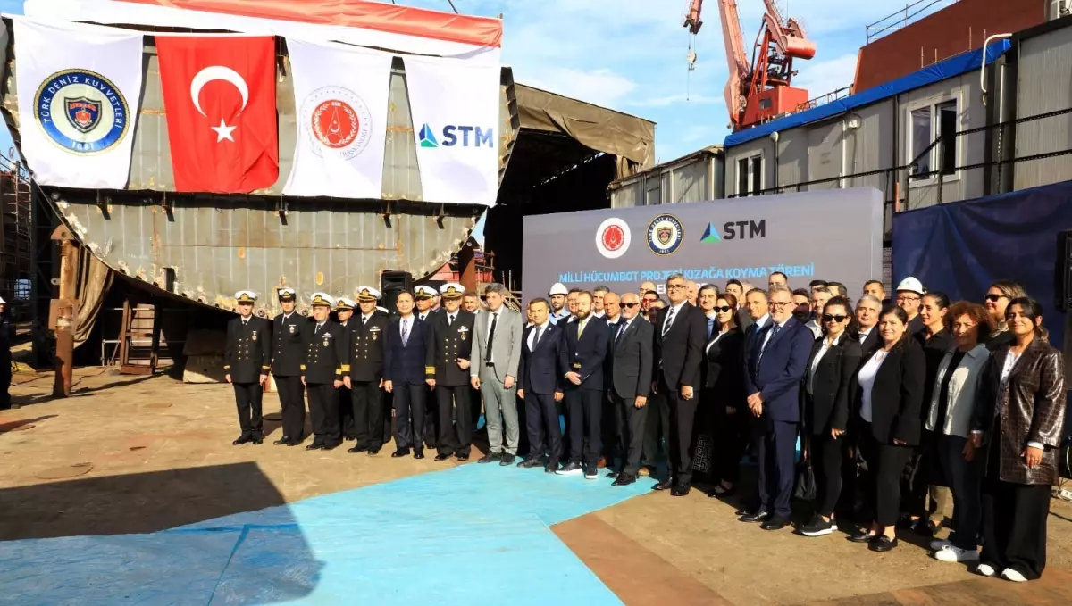 Türkiye'nin Milli Hücumbotu Kızağa Alındı