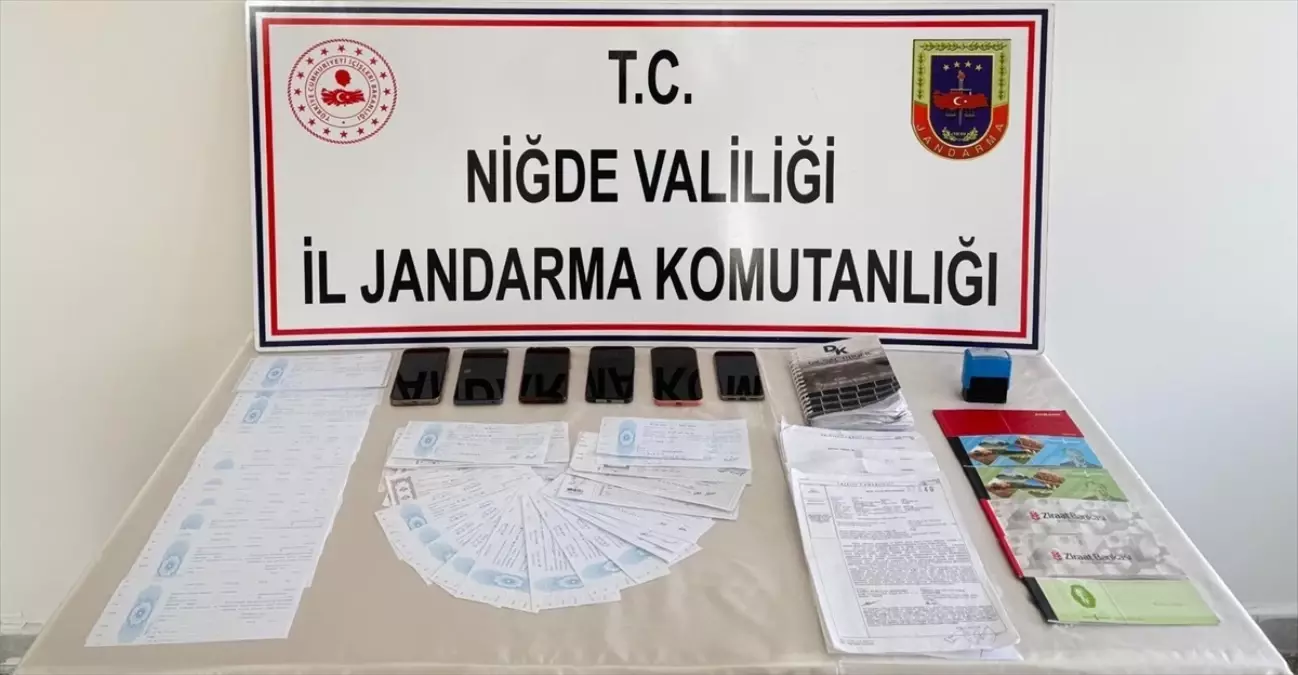 Niğde'de Tefecilik Operasyonu: 4 Şüpheli Gözaltına Alındı