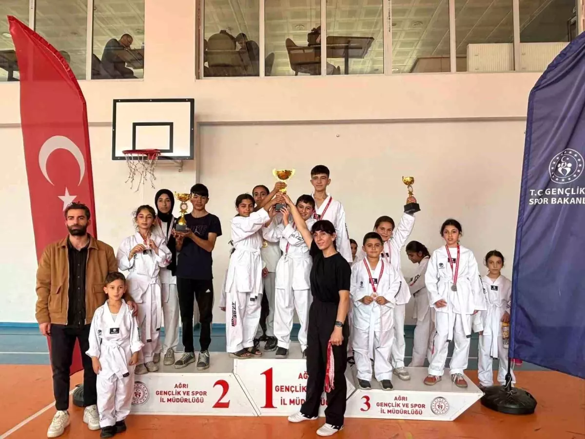 29 Ekim Cumhuriyet Bayramı Taekwondo Turnuvası Patnos'ta Coşkuyla Gerçekleşti