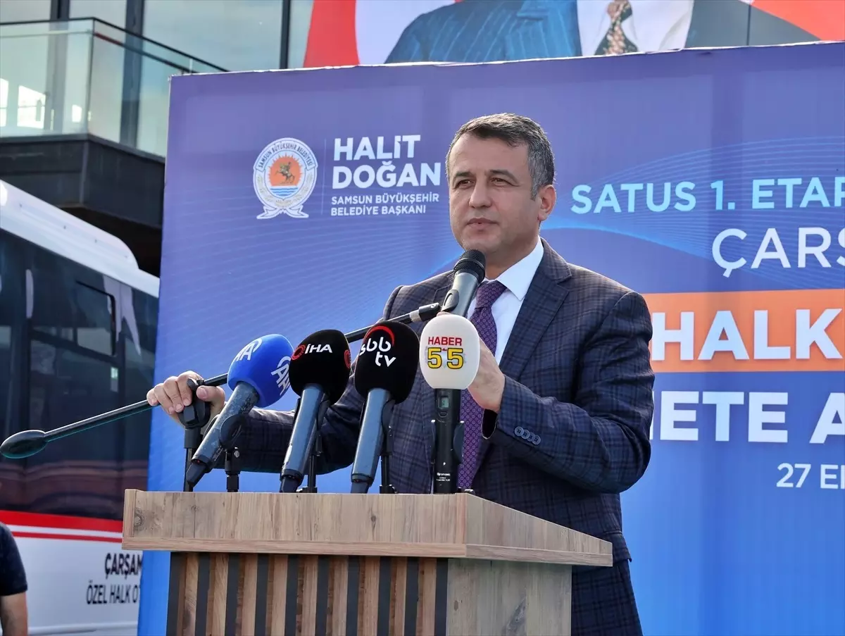 Samsun'da Yeni Toplu Taşıma Projesi Başladı