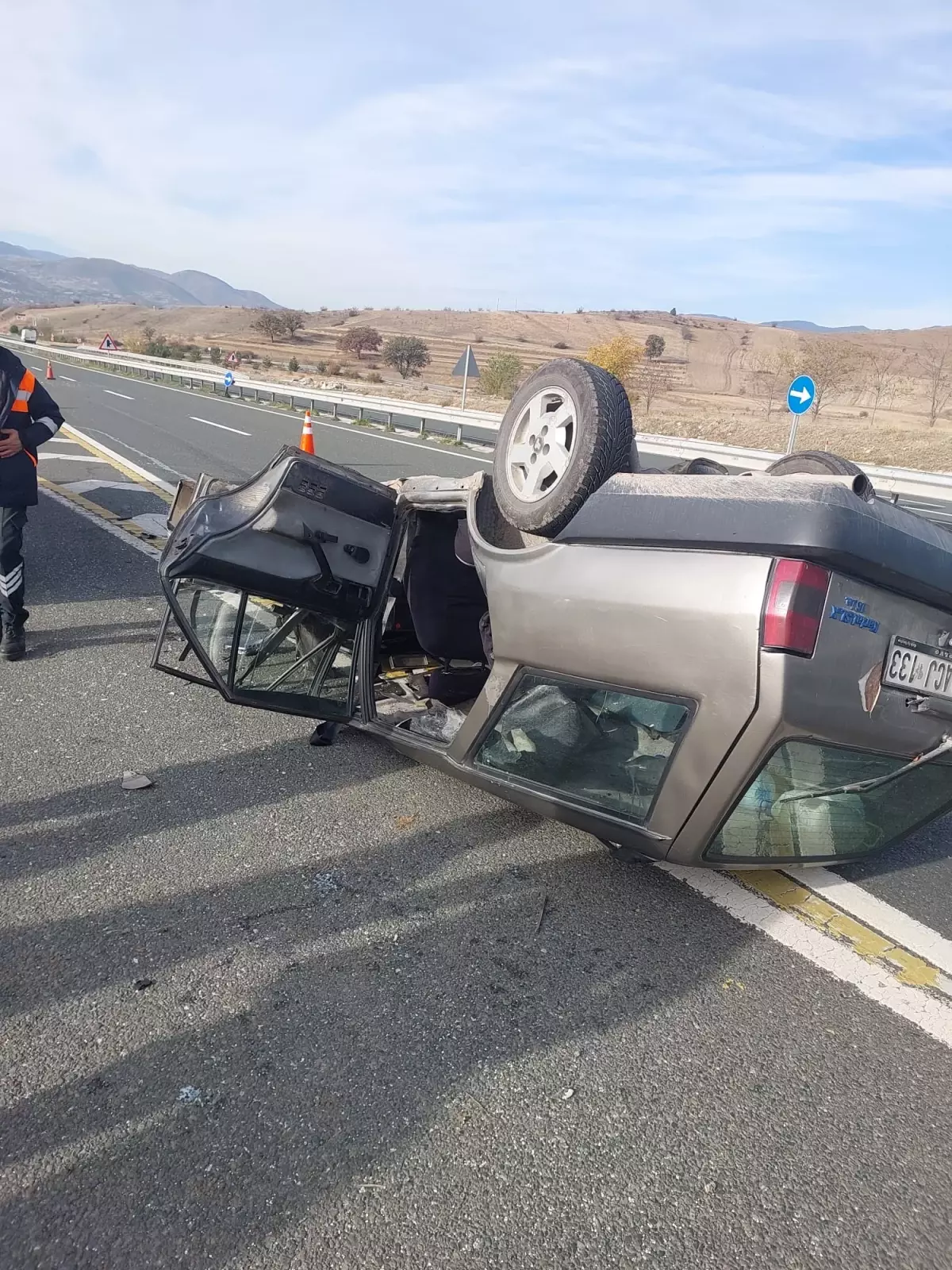 Kastamonu'da Traktöre Çarpan Otomobil Devrildi: 5 Yaralı