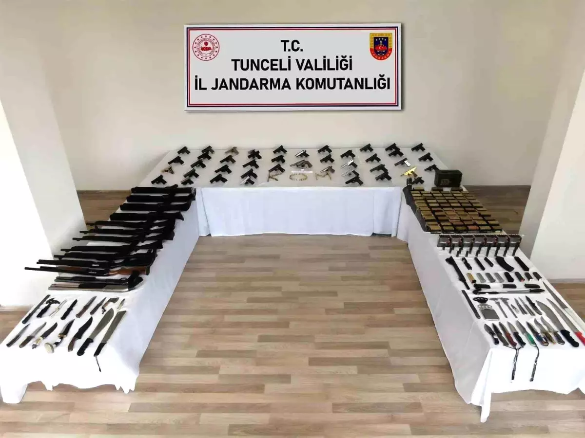 Tunceli Merkezli Silah Kaçakçılığı Operasyonu: 60 Gözaltı