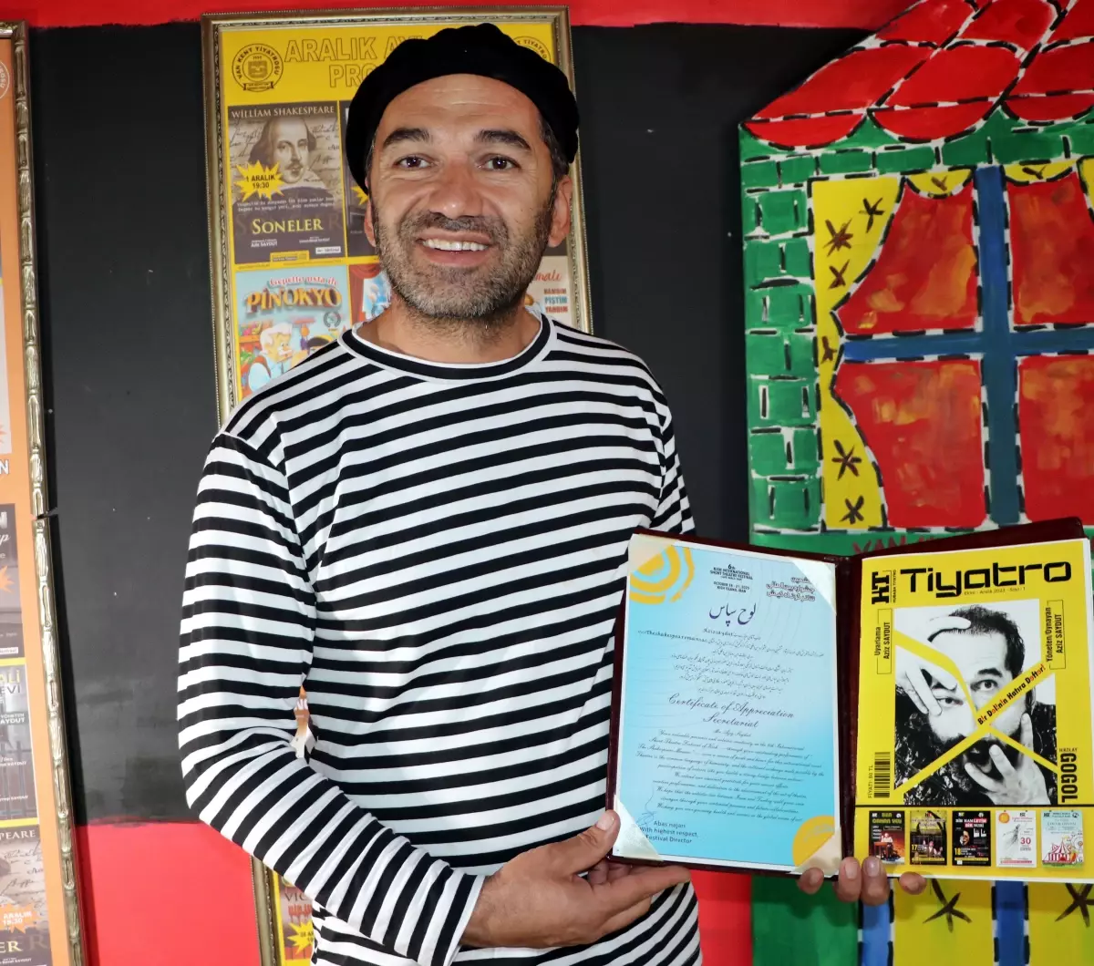 Vanlı Tiyatrocu Aziz Saydut, Uluslararası Festivale Katıldı