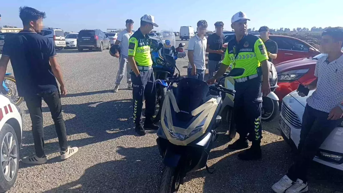 Manavgat'ta Motosiklet Denetiminde Büyük Cezalar