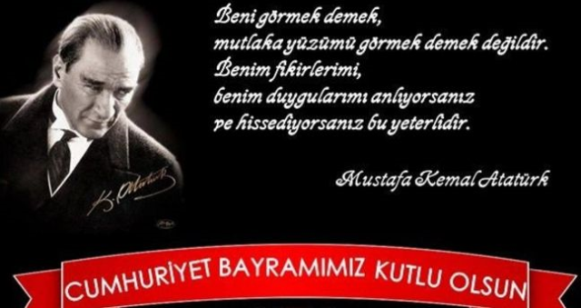 29 Ekim Cumhuriyet Bayramı kutlama mesajları 2025! Atatürk'ün Cumhuriyet ile ilgili sözleri! Resimli Cumhuriyet Bayramı mesajları!