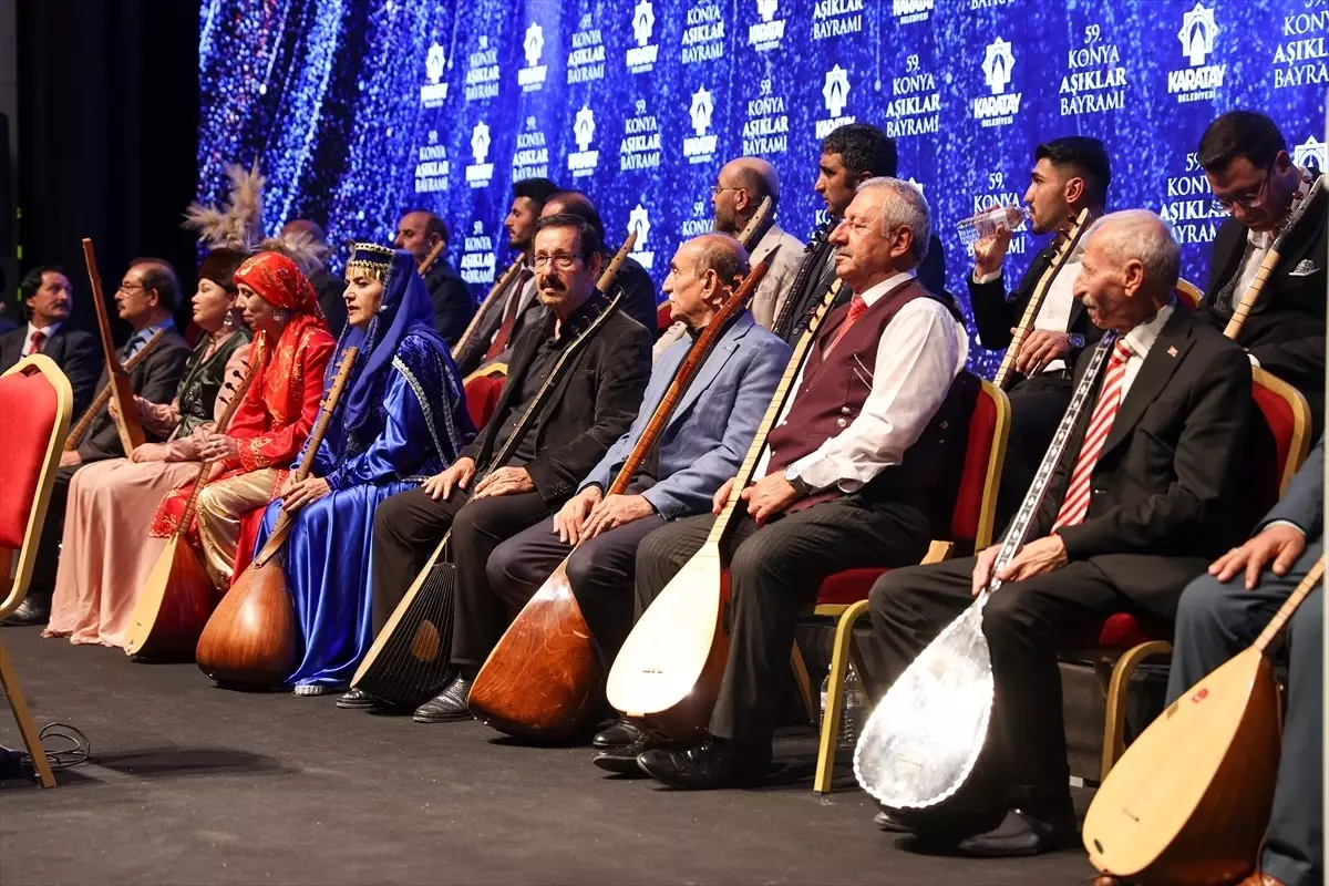 59. Konya Aşıklar Bayramı Coşkuyla Gerçekleştirildi