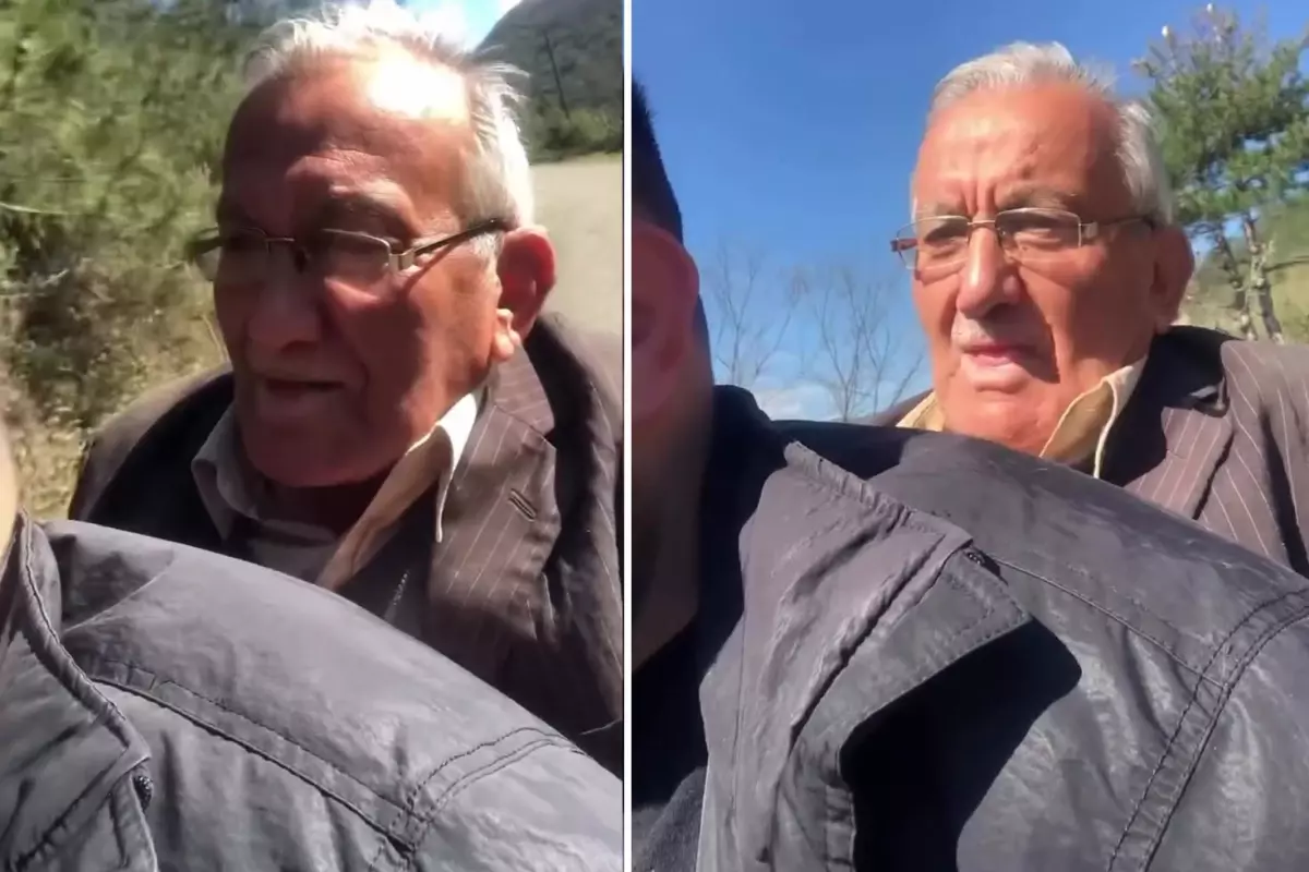 Dede ile torununun motosiklet yolculuğu yüzleri gülümsetti