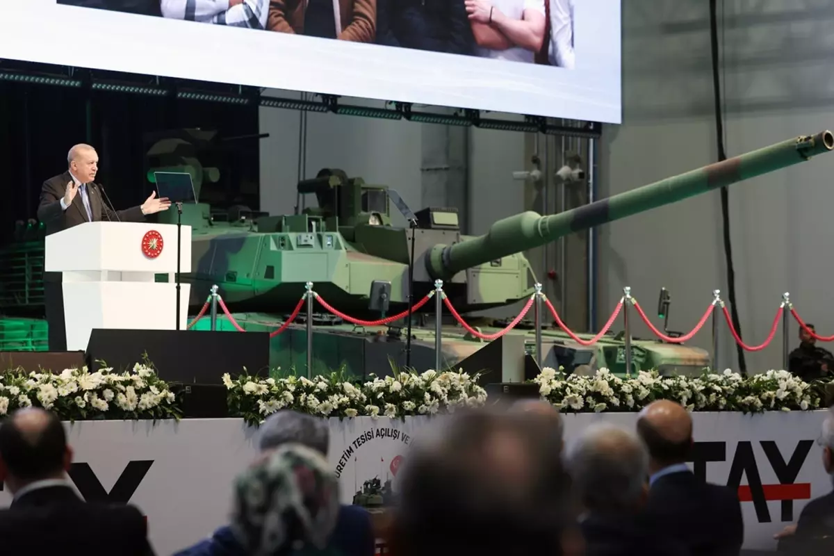 Altay Tankı envantere girdi, Cumhurbaşkanı Erdoğan törende güzel haberi verdi