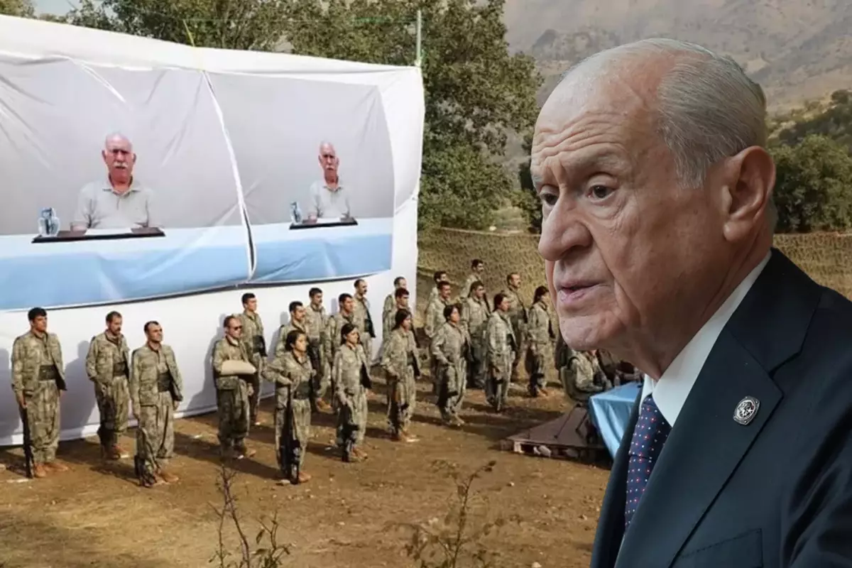 Bahçeli'den PKK'nın Türkiye'den çekilme kararına ilk yorum